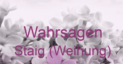 Wahrsagen Staig (Weihung) | Top-Experten für Kartenlegen, Wahrsagen, Hellsehen, Zukunftsdeutung.